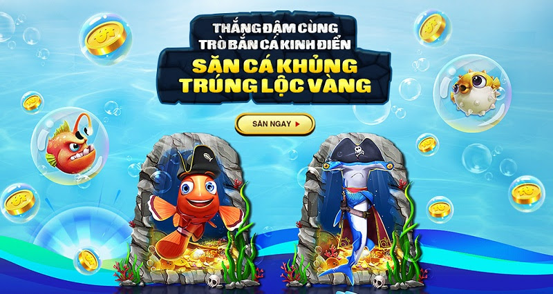 Hệ thống thể loại Bắn cá Fun88 cực đa dạng