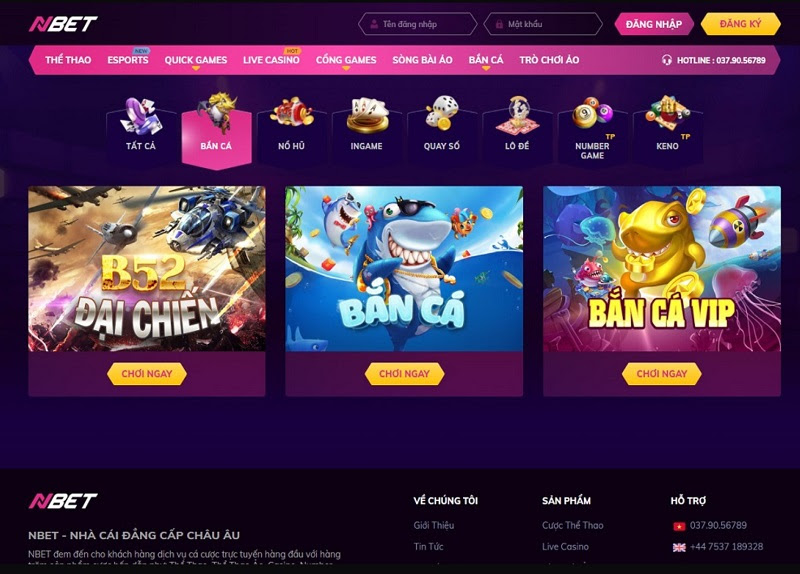 Những ưu điểm vượt bậc của game bắn cá Nbet