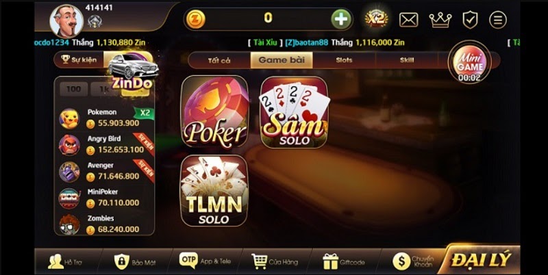 Link tải game bài đổi thưởng Zindo Club mới nhất 2021